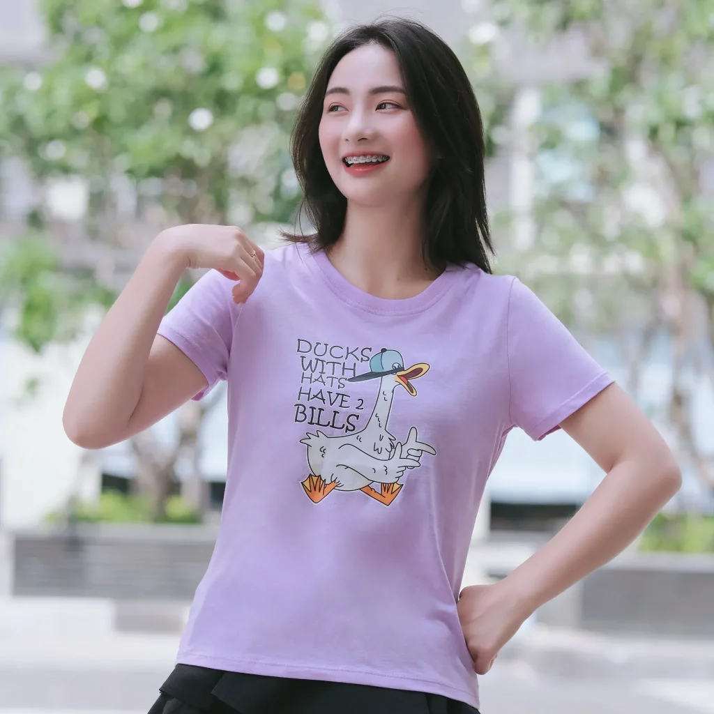 Các loại áo thun nữ basic phổ biến nhất hiện nay