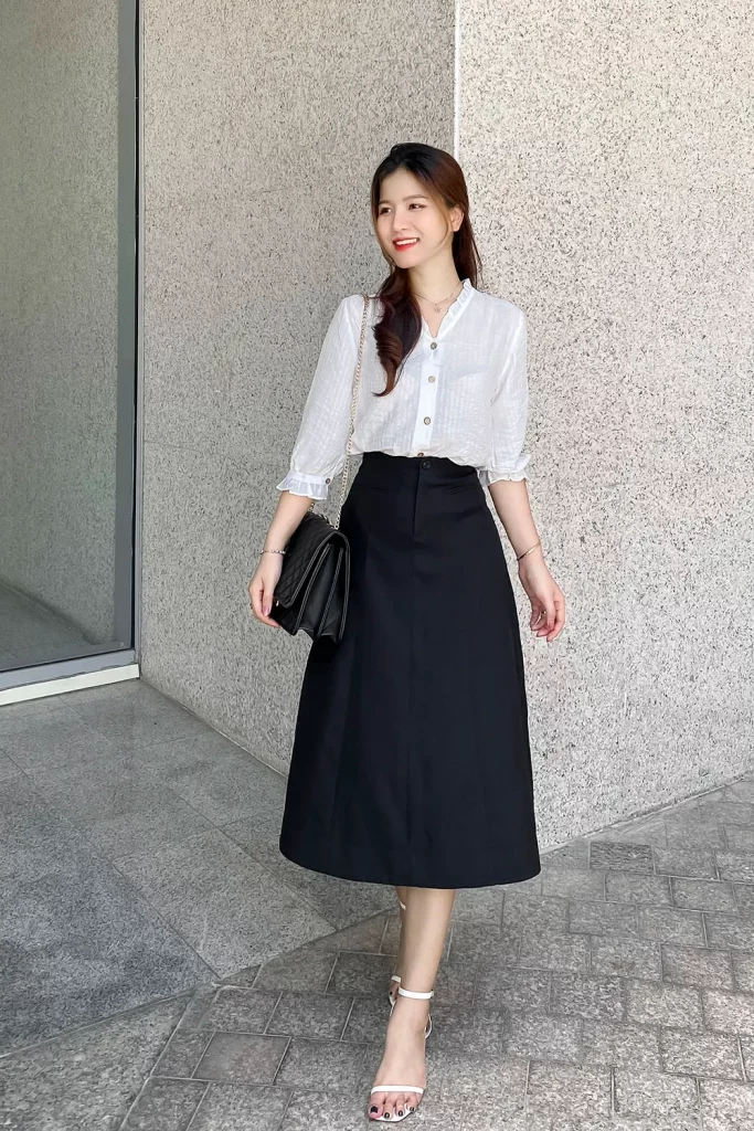 Váy xòe công sở là gì? Tại sao lại được chị em ưa chuộng đến vậy?