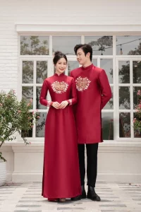 áo dài cưới nữ